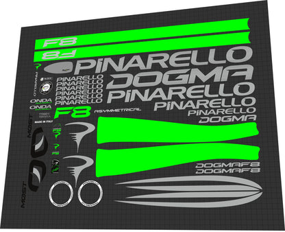 PINARELLO Dogma (2016) F8 Frame Decal Set - Bike Decal Replace