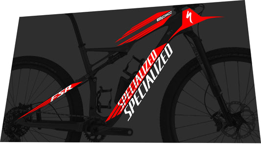SPECIALIZED Epic (2016) 29 World Cup Frame Decal Set