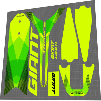 GIANT Trance (2017-2019) Advanced Frame Decal Set - Bike Decal Replace