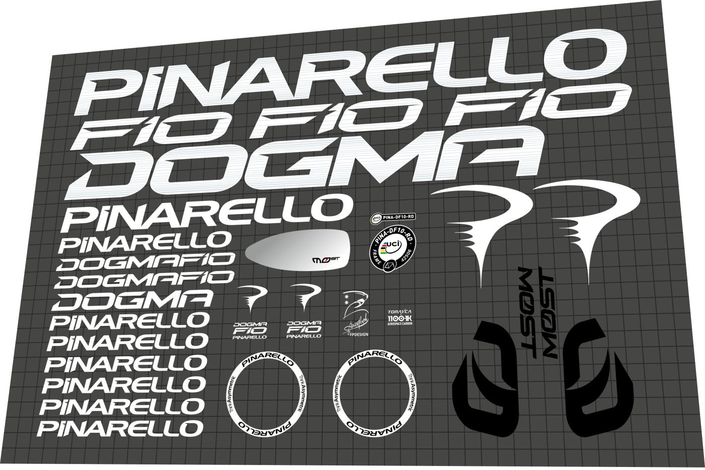 Pinarello best sale decal set