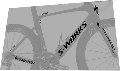 SPECIALIZED Venge (2017) S-Works Frame Decal Set - Bike Decal Replace