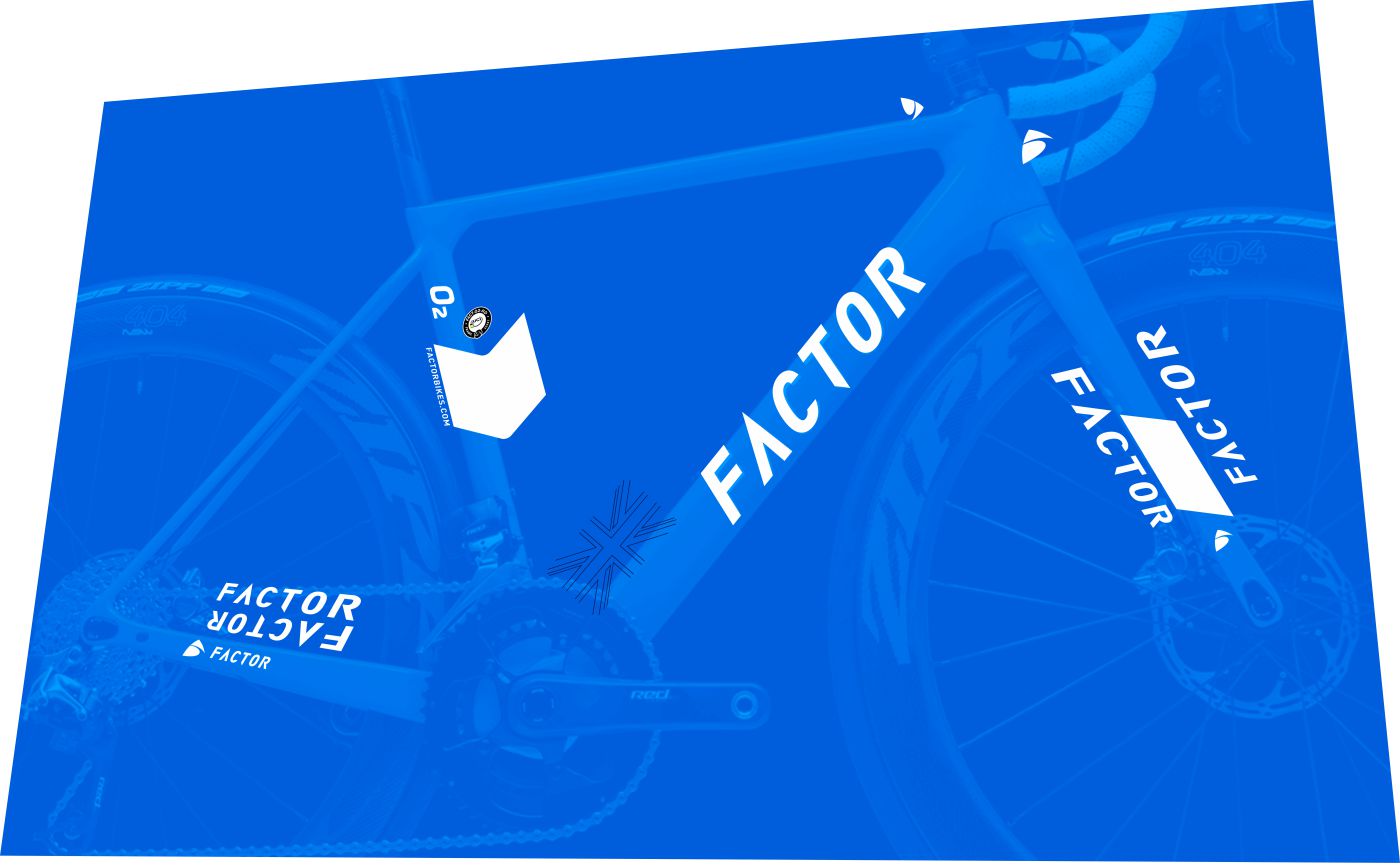 FACTOR O2 (2018) Frame Decal Set