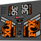 FOX Factory (2018) 36 Fork Decal Set - Bike Decal Replace
