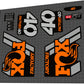 FOX Factory (2018) 40 Fork Decal Set - Bike Decal Replace