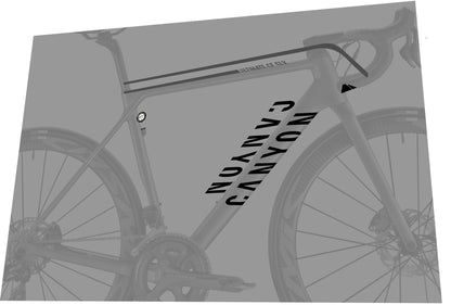 CANYON Ultimate (2019-2020) CF SLX 9.0 Frame Decal Set - Bike Decal Replace