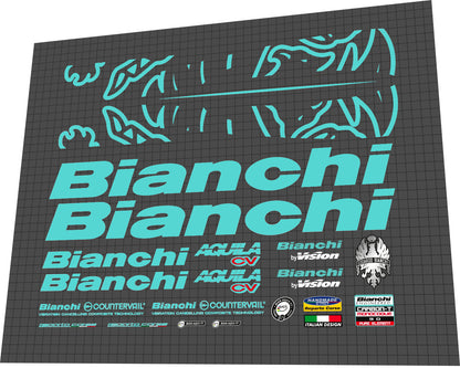 BIANCHI Aquila (2019) CV Frame Decal Set - Bike Decal Replace