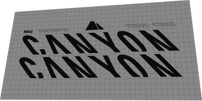 CANYON Strive (2019-2021) Frame Decal Set - Bike Decal Replace