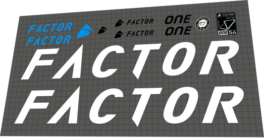FACTOR One (2019-2022) Frame Decal Set - Bike Decal Replace