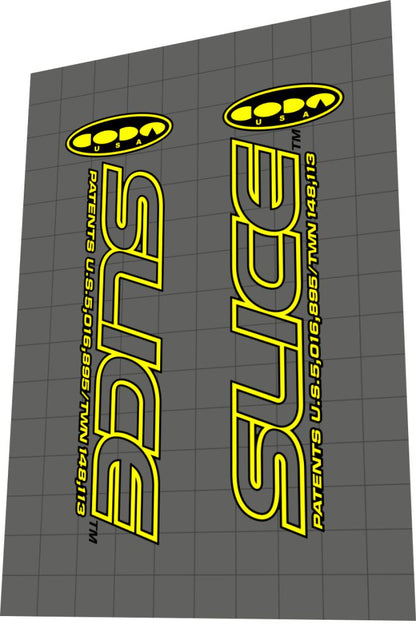 CANNONDALE Coda Slice Fork Decal Set - Bike Decal Replace