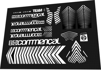 COMMENCAL Supreme (2012) DH V3 Atherton Frame Decal Set - Bike Decal Replace