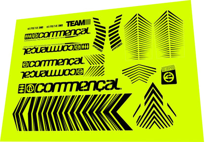 COMMENCAL Supreme (2012) DH V3 Atherton Frame Decal Set - Bike Decal Replace