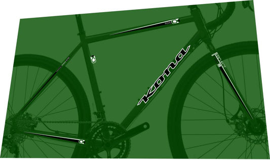 KONA Rove (2013) Frame Decal Set - Bike Decal Replace