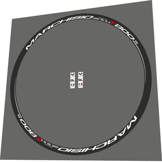 MARCHISIO T800 (2011) Rim Decal Set - Bike Decal Replace