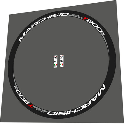 MARCHISIO T800 (2011) Rim Decal Set - Bike Decal Replace
