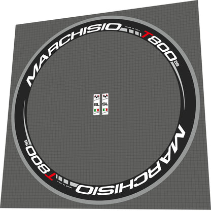 MARCHISIO T800 (2011) Rim Decal Set - Bike Decal Replace