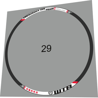 WTB Frequency (2014) Team i25 Rim Decal Set - Bike Decal Replace